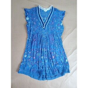Poupette St Barth Mini Dress Sasha Floral Print Mini Dress Medium Resortwear